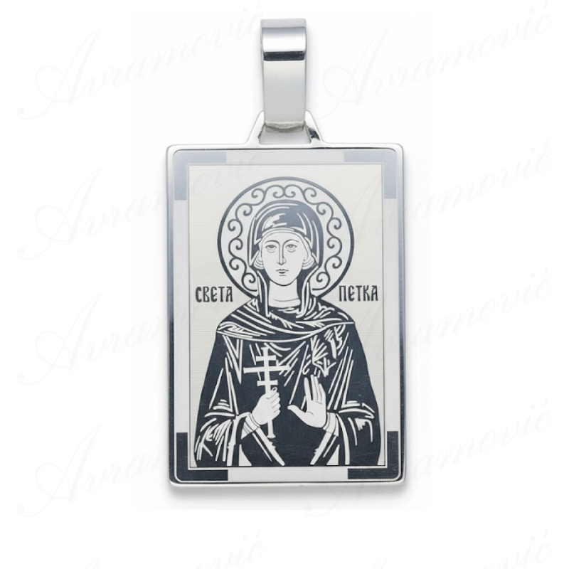 Privezak Sveta Petka srebro 925